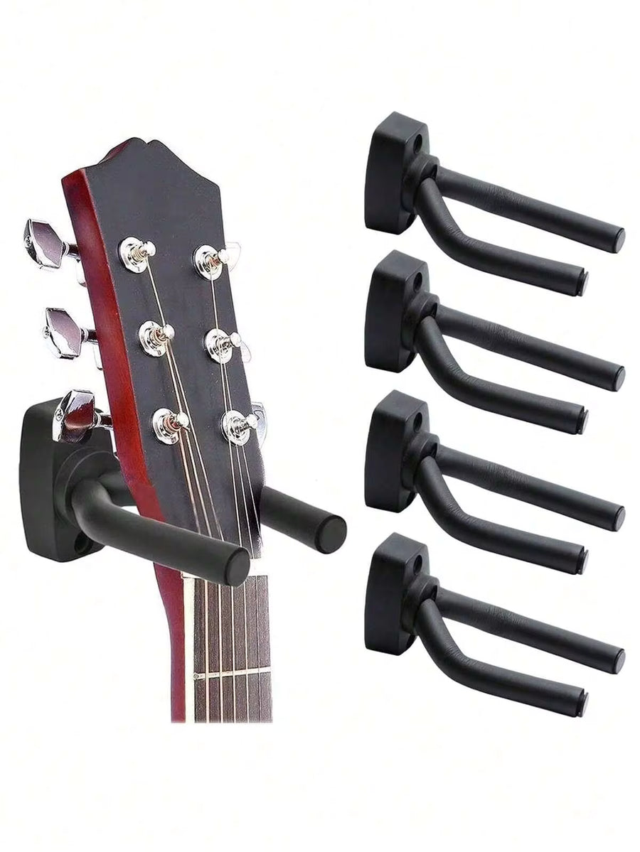 1pc Guitar Wall Mount Hanger With Adjustable Soft Hook, Universal For Guitar, Ukulele, Bass, Erhu And Other Instruments